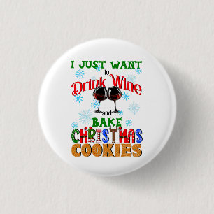 Macaron Rond 2,50 Cm Boire Vin Bake Noël Cookies, Baking Xmas