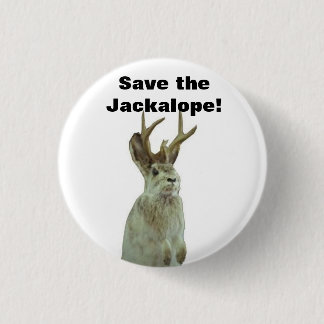Macaron Rond 2,50 Cm Bonjour Gomorrhe : Sauvez le Jackalope !