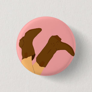 Macaron Rond 2,50 Cm Bottes Cowboy