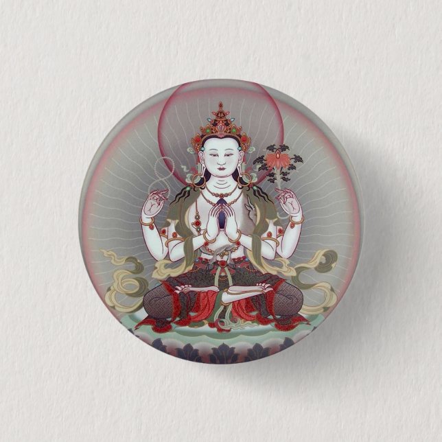 Macaron Rond 2,50 Cm bouddha (Devant)