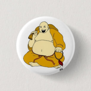 Macaron Rond 2,50 Cm bouddha rire