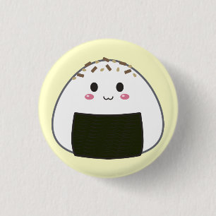 Macaron Rond 2,50 Cm Boule de riz de Kawaii "Onigiri" avec des