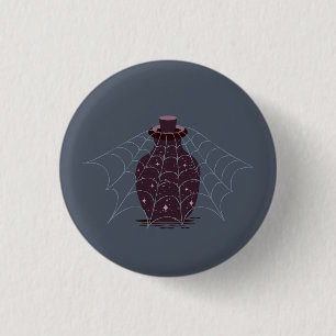 Macaron Rond 2,50 Cm Bouteille de magie d'Halloween ensorcelante au cla