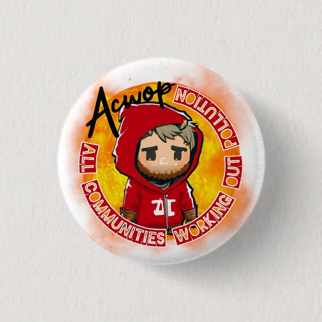 Macaron Rond 2,50 Cm Bouton (Devant)