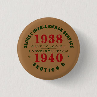 Macaron Rond 2,50 Cm Bouton 1938-1940 de Cryptologist