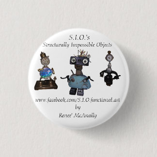 Macaron Rond 2,50 Cm Bouton #1 de s de S.I.O. "