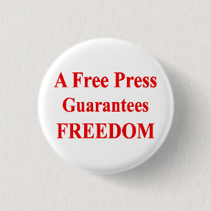 Macaron Rond 2,50 Cm "Bouton 1 d'une presse libre"