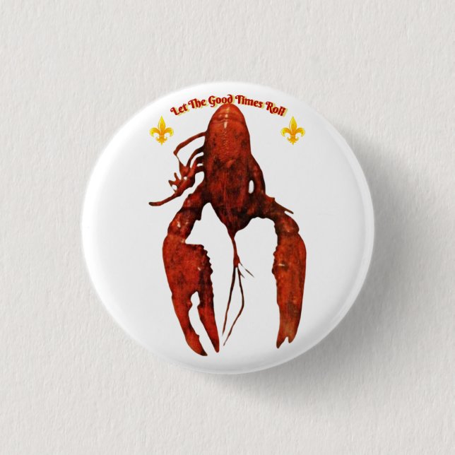 Macaron Rond 2,50 Cm Bouton à langouste (Devant)