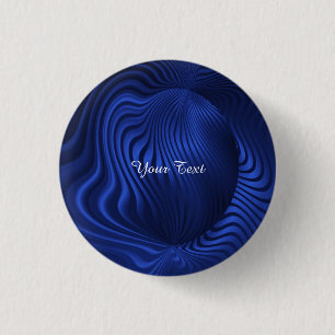 Macaron Rond 2,50 Cm Bouton à revers décoratif bleu marine