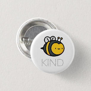 Macaron Rond 2,50 Cm Bouton Abeille