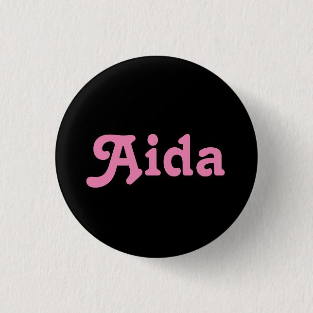 Macaron Rond 2,50 Cm Bouton Aida (Devant)