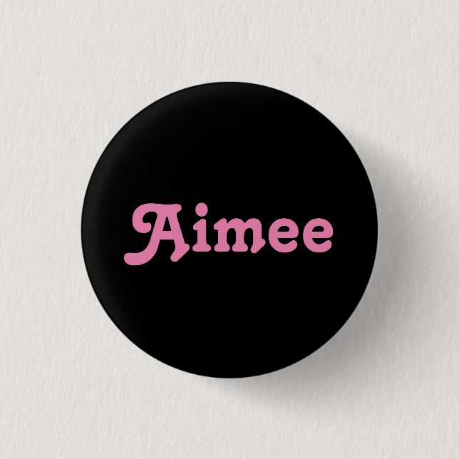 Macaron Rond 2,50 Cm Bouton Aimee (Devant)
