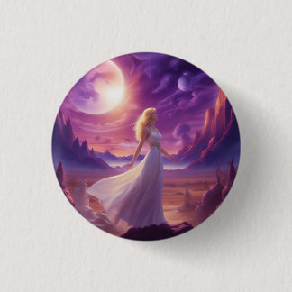 Macaron Rond 2,50 Cm Bouton ange spirituel
