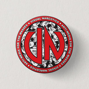 Macaron Rond 2,50 Cm Bouton anonyme de navigation verticale