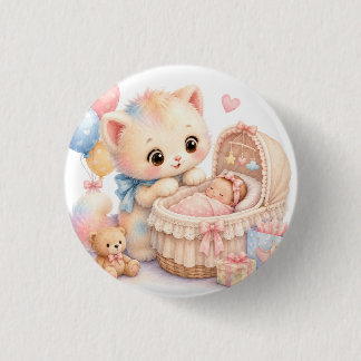 Macaron Rond 2,50 Cm Bouton aquarelle Tumble
