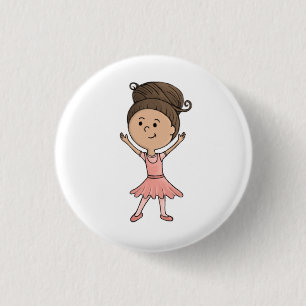 Macaron Rond 2,50 Cm Bouton Ballerina