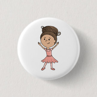 Macaron Rond 2,50 Cm Bouton Ballerina