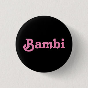 Macaron Rond 2,50 Cm Bouton Bambi