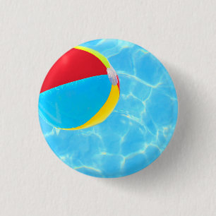 Macaron Rond 2,50 Cm Bouton Beach Ball