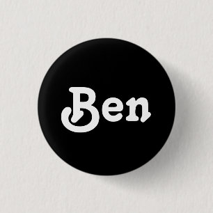 Macaron Rond 2,50 Cm Bouton Ben