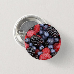 Macaron Rond 2,50 Cm Bouton Berries d'été