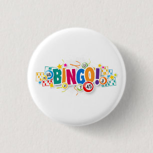 Macaron Rond 2,50 Cm Bouton Bingo Blast