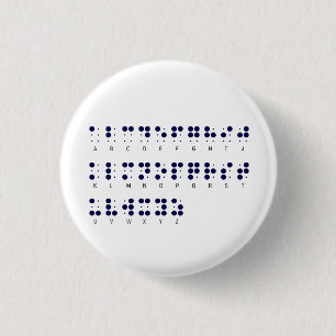 Macaron Rond 2,50 Cm Bouton braille