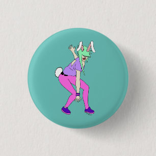 Macaron Rond 2,50 Cm bouton bunnygirl
