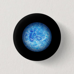 Macaron Rond 2,50 Cm Bouton Calme des Marées