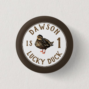 Macaron Rond 2,50 Cm Bouton Canard