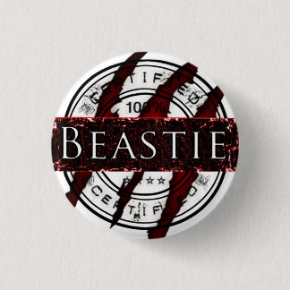Macaron Rond 2,50 Cm Bouton certifié de Beastie