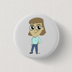 Macaron Rond 2,50 Cm bouton chibi