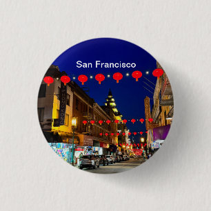 Macaron Rond 2,50 Cm Bouton Chinatown #11 de San Francisco