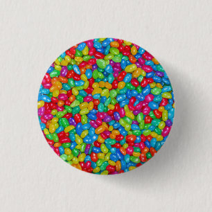 Macaron Rond 2,50 Cm Bouton coloré jelly bean