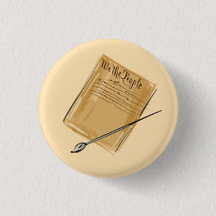 Macaron Rond 2,50 Cm Bouton Constitution