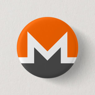 Macaron Rond 2,50 Cm Bouton Crypto Monero (XMR)