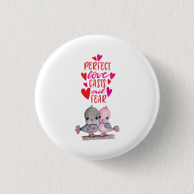 Macaron Rond 2,50 Cm Bouton Cute (Devant)