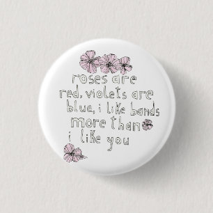 Macaron Rond 2,50 Cm Bouton d'amour de bande