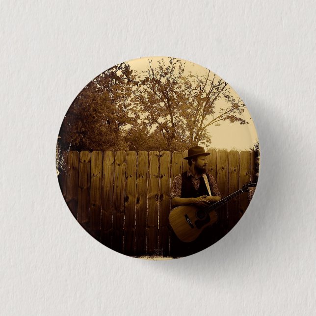 Macaron Rond 2,50 Cm Bouton d'arbre de Joshua Hulsey (Devant)