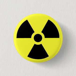 Macaron Rond 2,50 Cm Bouton d'arme nucléaire