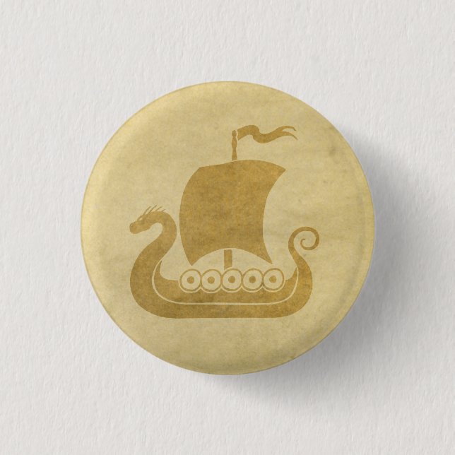 Macaron Rond 2,50 Cm Bouton de bateau de dragon (Devant)