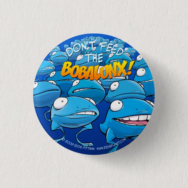 Macaron Rond 2,50 Cm Bouton de Bobalunx (Devant)