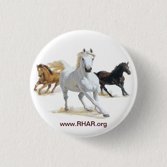 Macaron Rond 2,50 Cm Bouton de cheval (Devant)