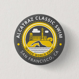 Macaron Rond 2,50 Cm Bouton de classique d'Alcatraz