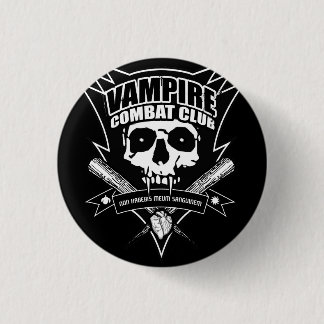 Macaron Rond 2,50 Cm Bouton de club de combat de vampire