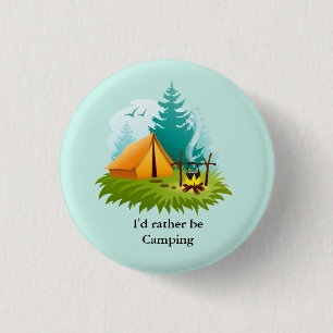 Macaron Rond 2,50 Cm Bouton de conception de camping en camping