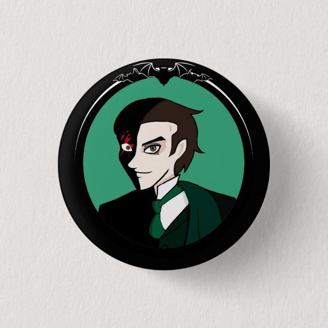 Macaron Rond 2,50 Cm Bouton de couleur John Seward (Devant)