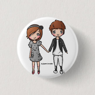 Macaron Rond 2,50 Cm Bouton de couples d'Adams