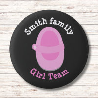 bouton de détection du genre de l'équipe fille