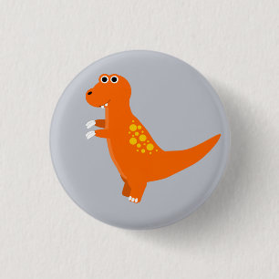 Macaron Rond 2,50 Cm Bouton de dinosaure